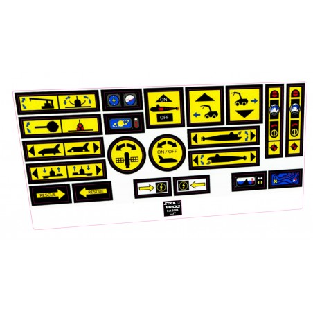 Reproduction Stickers Set 8480 Space Shuttle