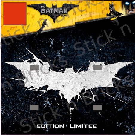 Fond de cadre Batman Edition Limitée 25x25 cm 4 emplacements