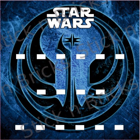 Fond de cadre Star Wars The Old Republic 25x25 cm 16 emplacements