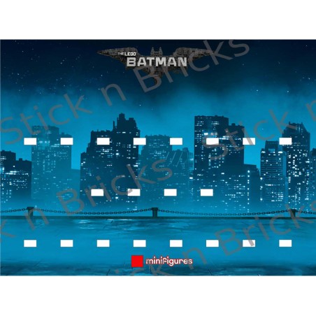 Fond de cadre Série Batman 30x40 cm 20 emplacements