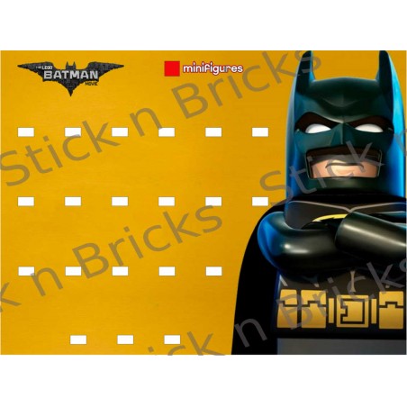 Fond de cadre Série Batman Fond Jaune 30x40 cm 20 emplacements
