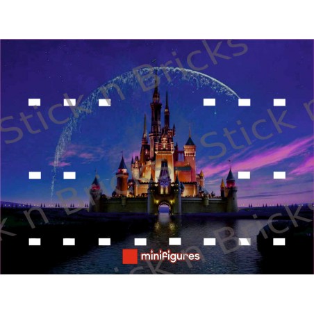 Fond de cadre Série Château Disney 30x40 cm 18 emplacements