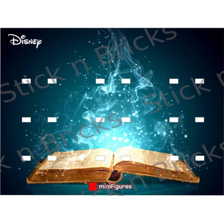 Fond de cadre Disney Livre Ouvert 30x40 cm 18 emplacements