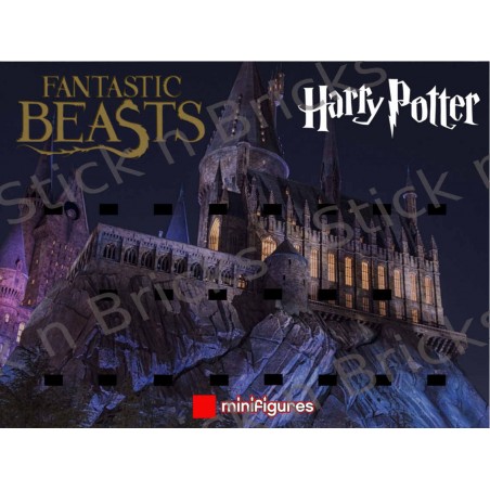 Fond de cadre Harry Potter Poudlard 30x40 cm 22emplacements (Série 1)