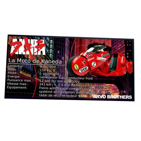 Plaque type UCS -Kaneda’s Bike ARVO BROTHERS