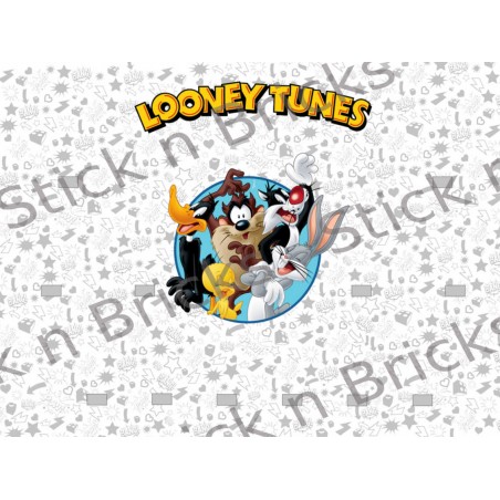 Fond de cadre Theme Looney Tunes v2-30x40 cm 12 emplacements