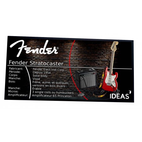 Plaque Type UCS Fender Stratocaster réf 21329