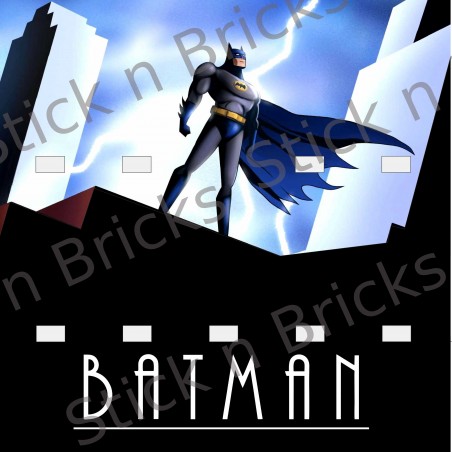 Fond de cadre Série Batman Vintage 25x25 cm 9emplacements