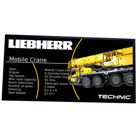 Plaque type UCS Mobile Crane réf 8053
