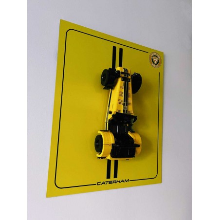 Tableau Design Aluminum Dibon 40cm x50cm pour Caterham Seven 620R réf 21307
