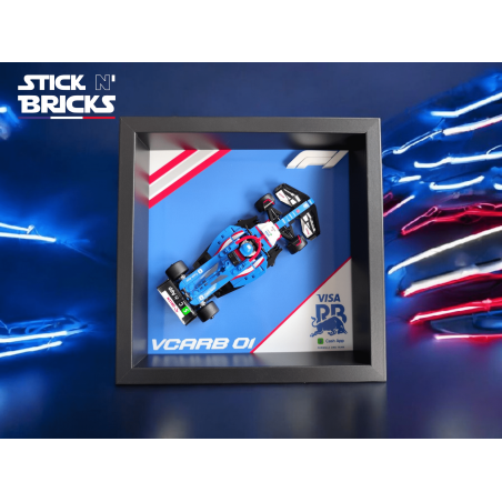 Cadre 25x25cm pour F1 Visa Cash App RB VCARB 01 réf 77246