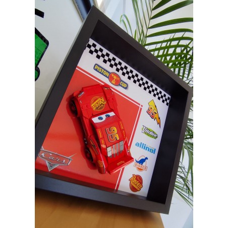Cadre 25x25cm Flash McQueen V1 - réf 77255