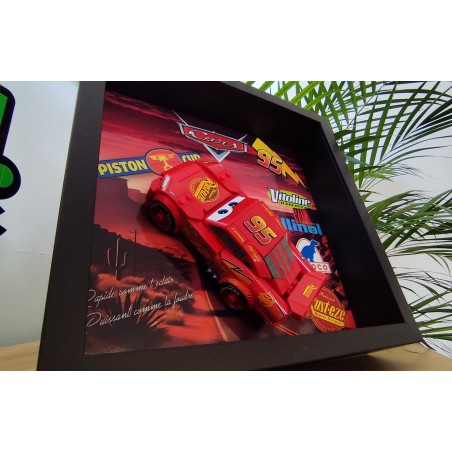 Cadre 25x25cm Flash McQueen V2 - réf 77255