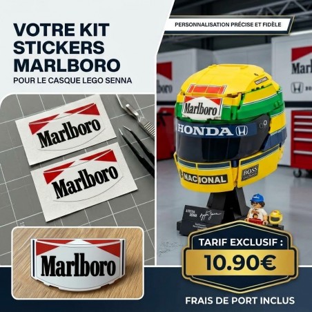 Stickers Custom Casque d’Ayrton Senna réf 43024