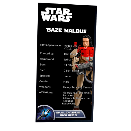 Plaque type UCS Baze Malbus réf 75525