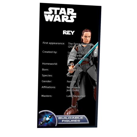 Plaque type UCS Rey réf 75528