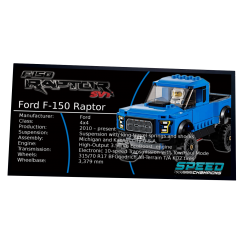 Plaque type UCS Ford F-150...