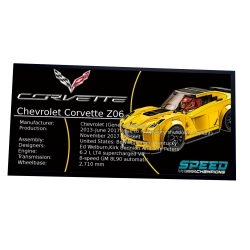 Plaque type UCS Chevrolet...
