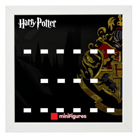 Cadre Serie Harry Potter 1/2 Blason (16 figurines)-  25x25cm
