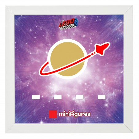 Cadre Serie Lego Movie 2 Space sans Figurines-  25x25cm