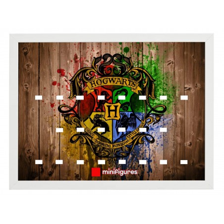 Cadre Thème Harry Potter -Animaux Fantastiques-4 maisons 30x40