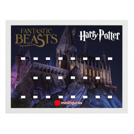 Cadre Thème Harry Potter -Animaux Fantastiques- Château 30x40