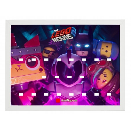 Cadre Thème Lego Movie 2 Minifigurines- 30x40 cm