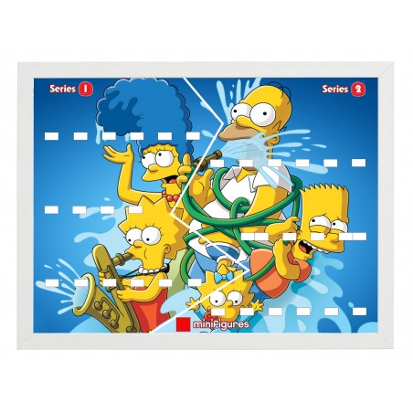 Cadre Thème Simpsons Serie 1 et 2- 30x40 cm