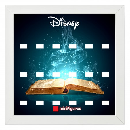 Cadre Serie Disney fond livre ouvert-25x25cm