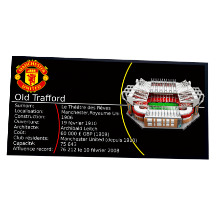 Plaque type UCS Old Trafford réf 10272