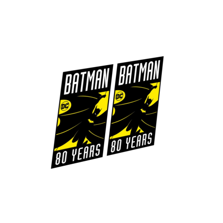 Reproduction Stickers Batman 80 Years tiles 3x2