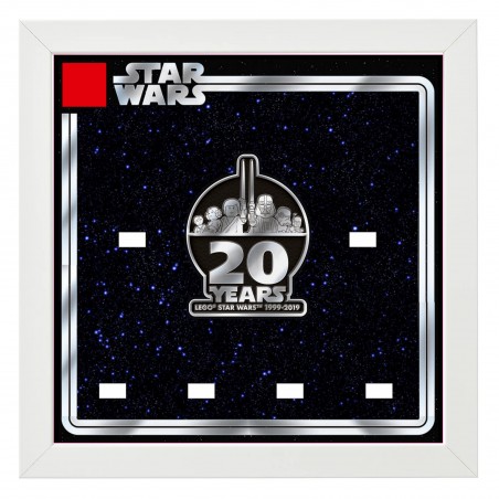 Cadre Star Wars 20 ans - 25x25cm