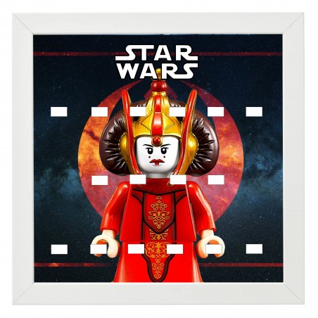 Cadre Star Wars Princesse Amidala - 25x25cm