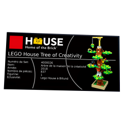 Plaque type UCS Lego House...
