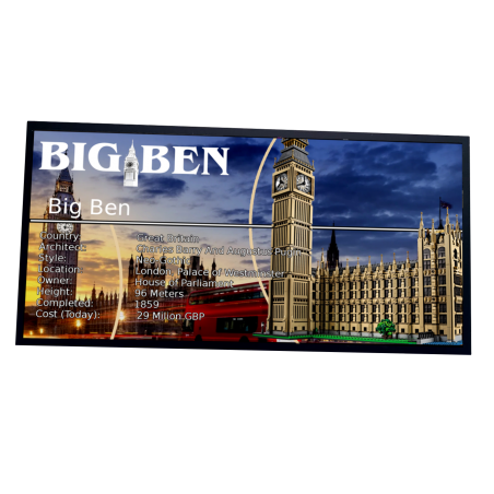 Plaque type UCS  Big Ben réf 10253