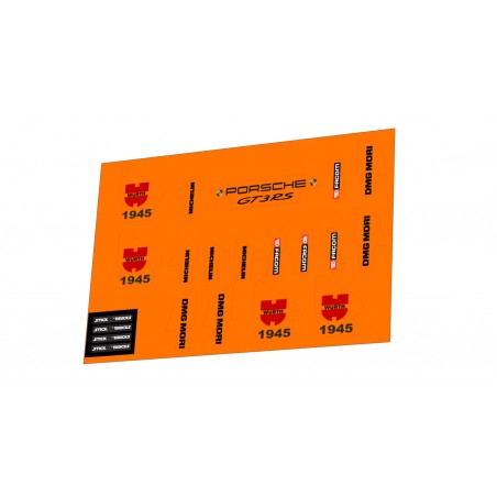 Stickers  Custom pour Porsche 911 GT3 RS  réf 42056