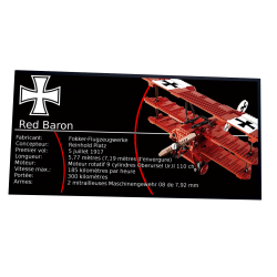 Plaque type UCS  Red Baron...