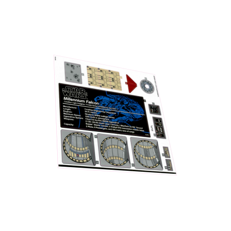 Reproduction stickers Set 75192 prédécoupé