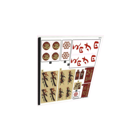 Reproduction stickers Set 70618 prédécoupés