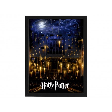 Cadre Thème Harry Potter Série 2 -La Grande Salle- 30x40 vertical