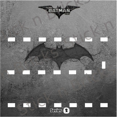 Fond de cadre Série 2 Batman -Marble 25x25 cm 20 emplacements+Dauphin