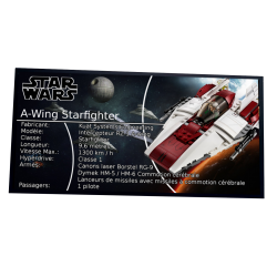 Plaque type UCS  A-Wing...