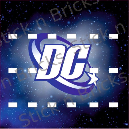 Fond de cadre Série DC Etoile 25x25 cm 16 emplacements