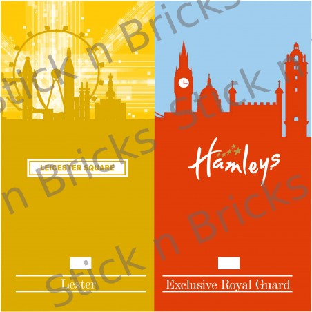 Fond de cadre London Exclusive 25x25 cm 2 emplacements