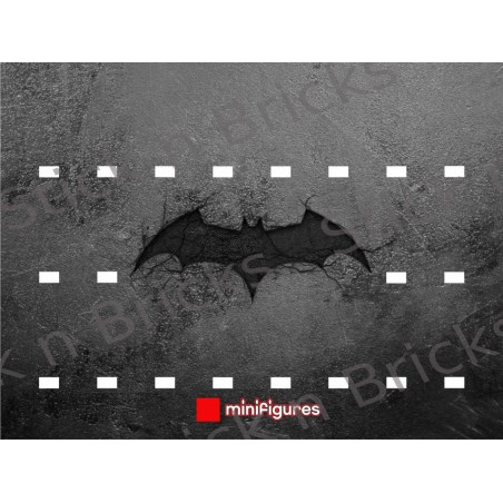 Fond de cadre Série Batman Logo 30x40 cm 20 emplacements