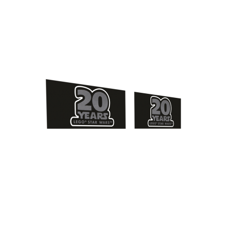 Reproduction stickers Star Wars 20 ans- Set 40333 x2