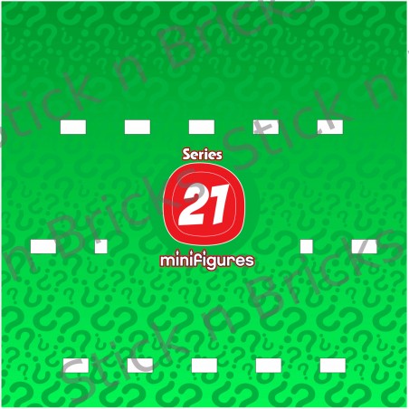 Fond de cadre Série 21 25x25 cm 14 emplacements