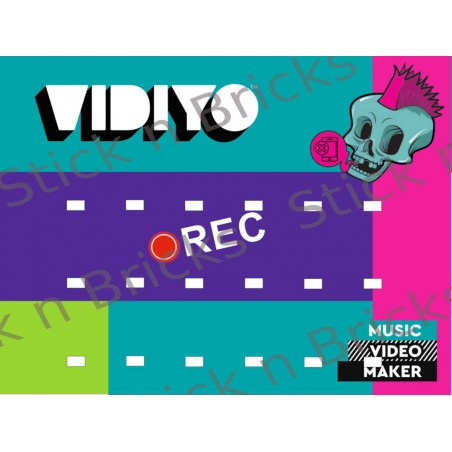 Fond de cadre Theme VIDIYO -30x40 cm 18 emplacements
