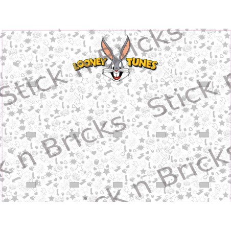 Fond de cadre Theme Looney Tunes-30x40 cm 12 emplacements