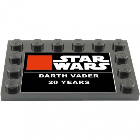 Plaque type UCS BUSTES- DARTH VADER Réf 75227